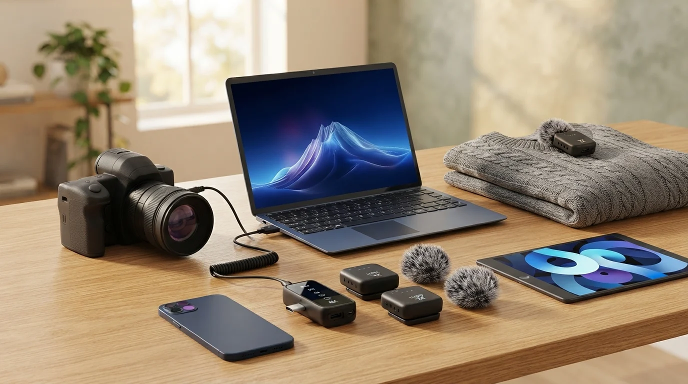 Microfone de lapela sem fio 3 em 1 — imagem 2
