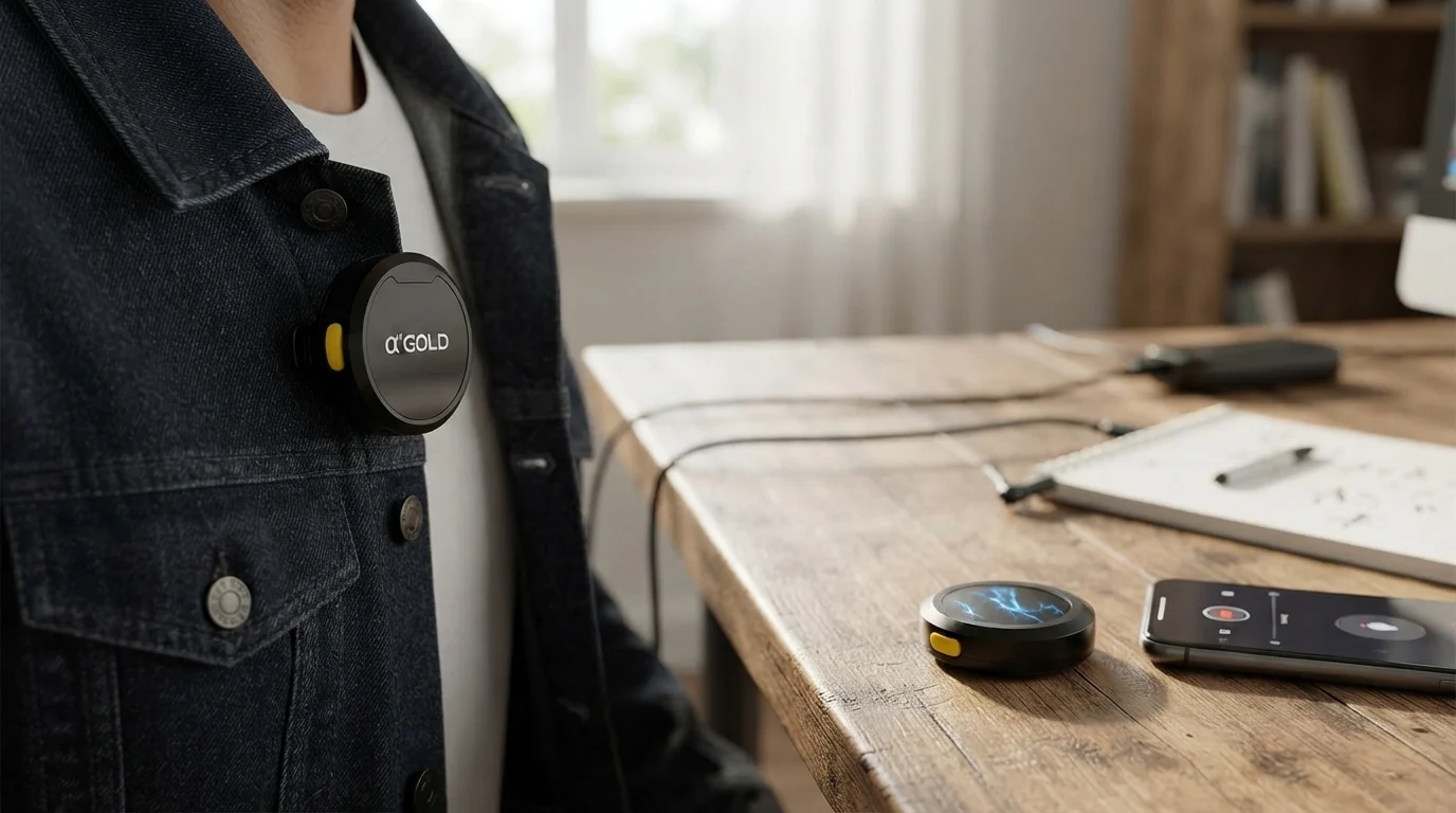 Microfone de Lapela sem Fio Bluetooth PRO