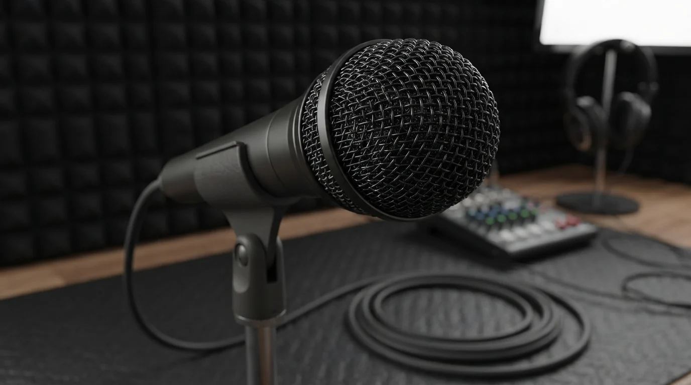 Microfone Dinâmico com Fio P10 — imagem 2