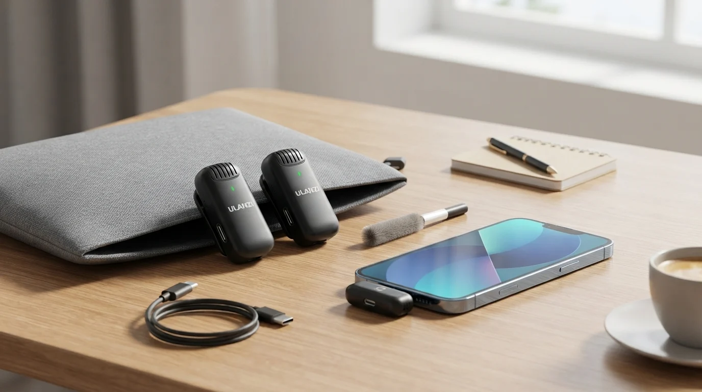 Microfone Lavalier sem Fio ULANZI J12 — imagem 2