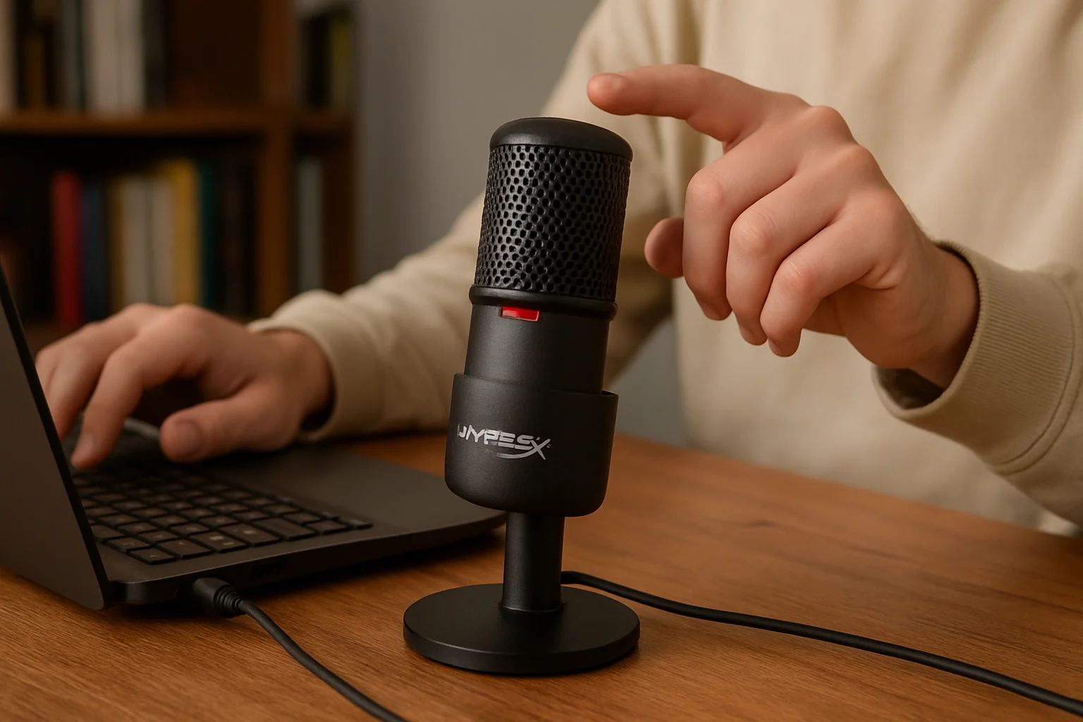 HyperX SoloCast 2 – Microfone condensador — imagem 2