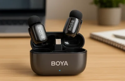 Microfone Lavalier Sem Fio BOYA mini 2