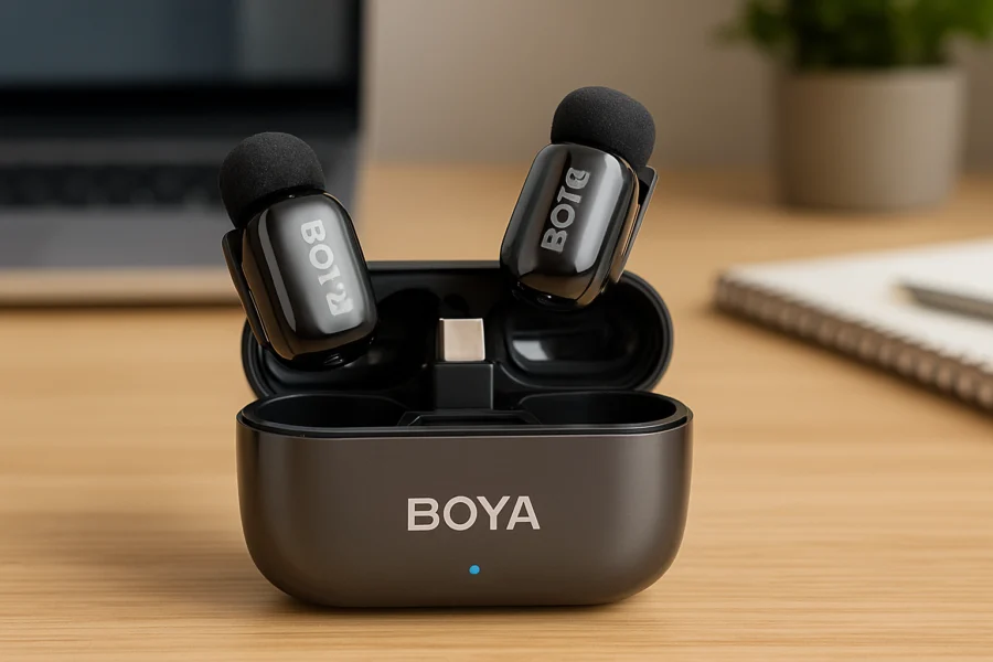 Microfone Lavalier Sem Fio BOYA mini 2